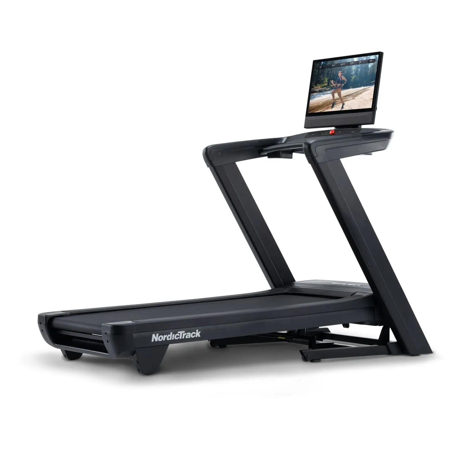 Front. NordicTrack - NordicTrack Commercial 2450 Treadmill with 24" Pivoting Touchscreen - Black.