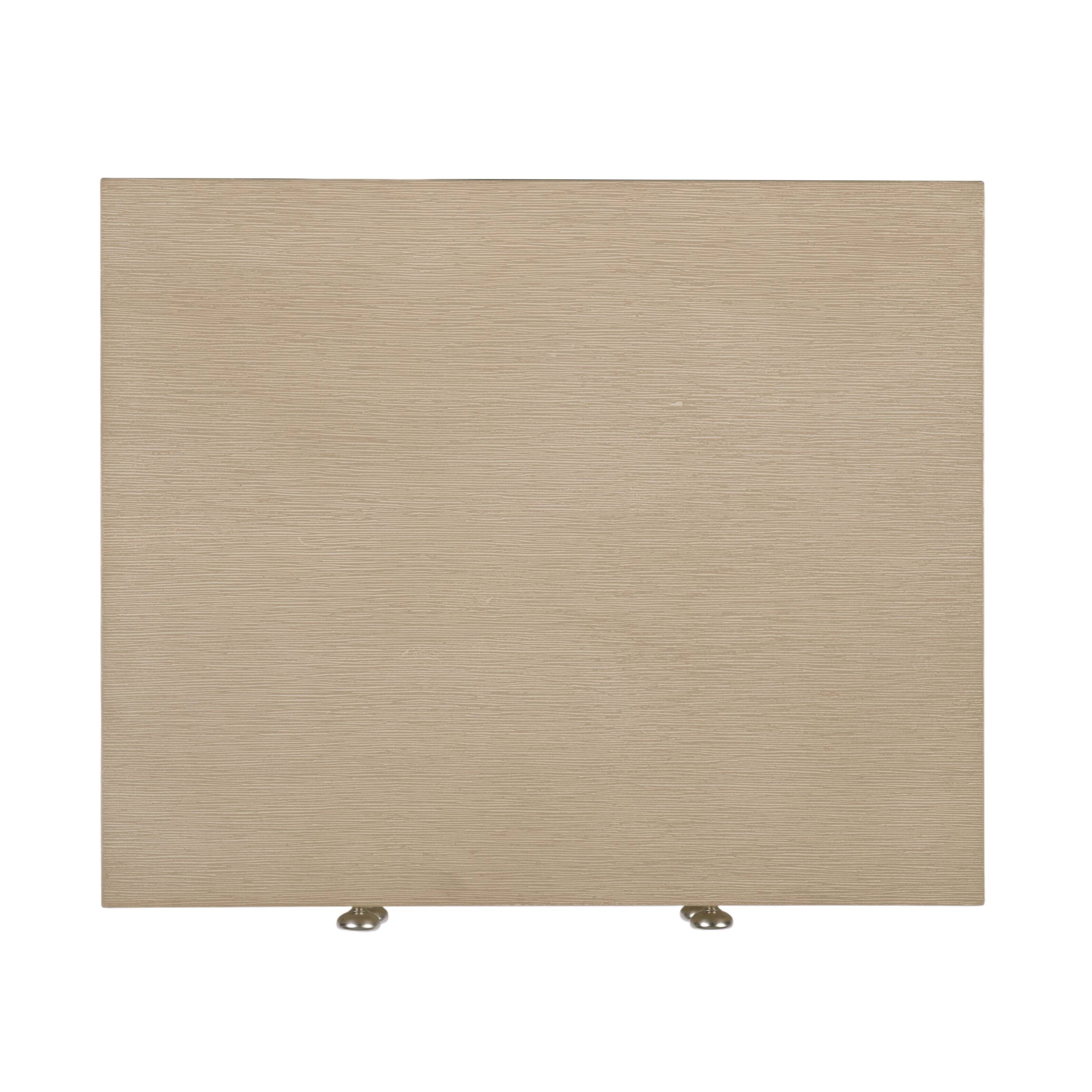 Alt View 6. Butler Specialty - Dana 21 in. W Rectangular Wood 2 Drawer Narrow Nightstand with Top Open Shelf - Taupe.