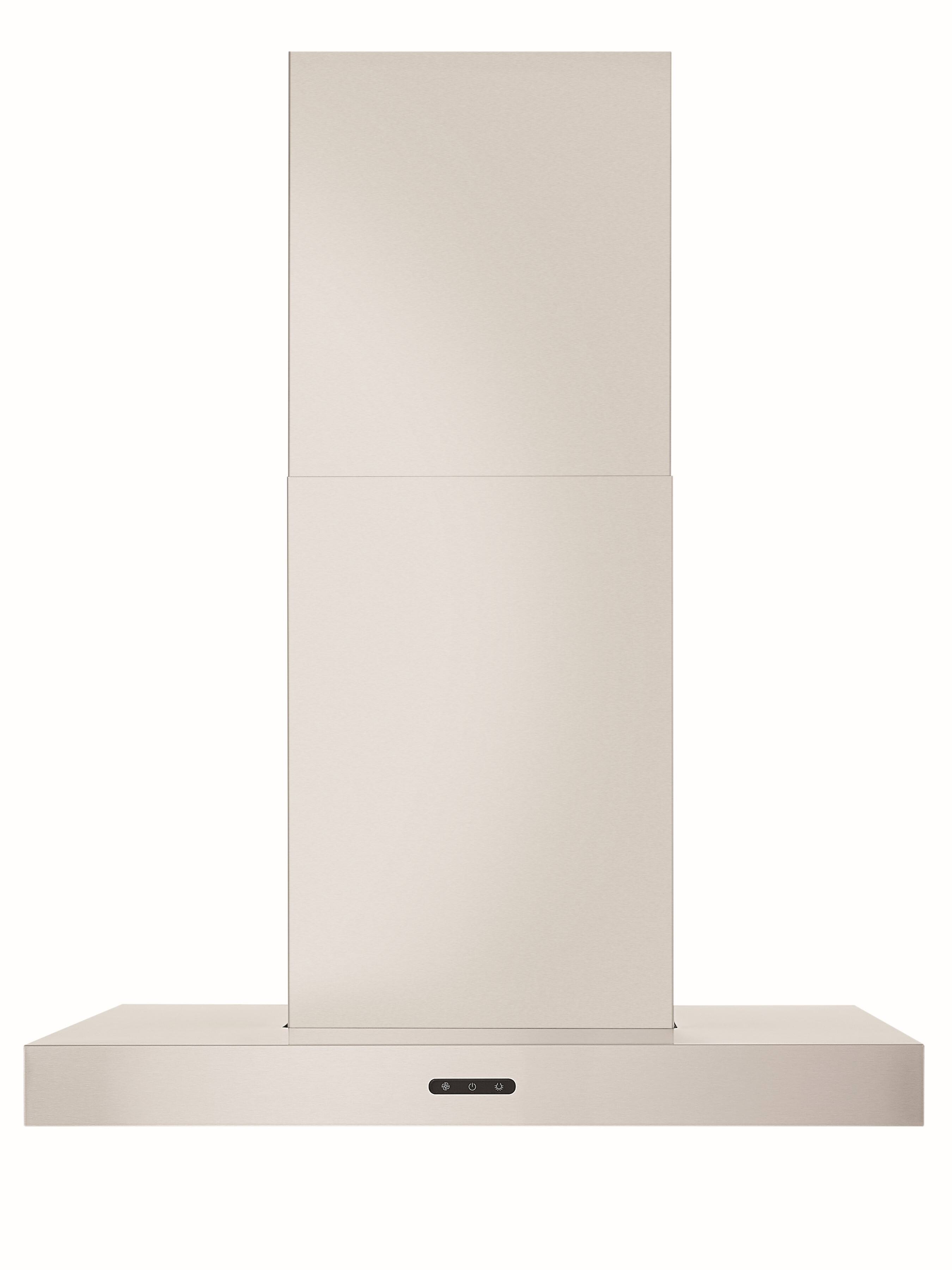 Front. Broan - Broan® Elite EW43 Series 36-Inch Convertible T-Style Wall Mount Chimney Range Hood, 460 Max Blower CFM - Stainless Steel.