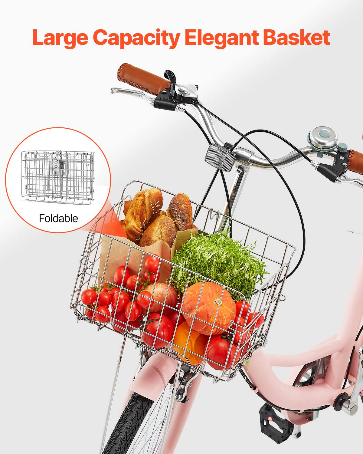 Large Capacity Elegant Basket Foldable