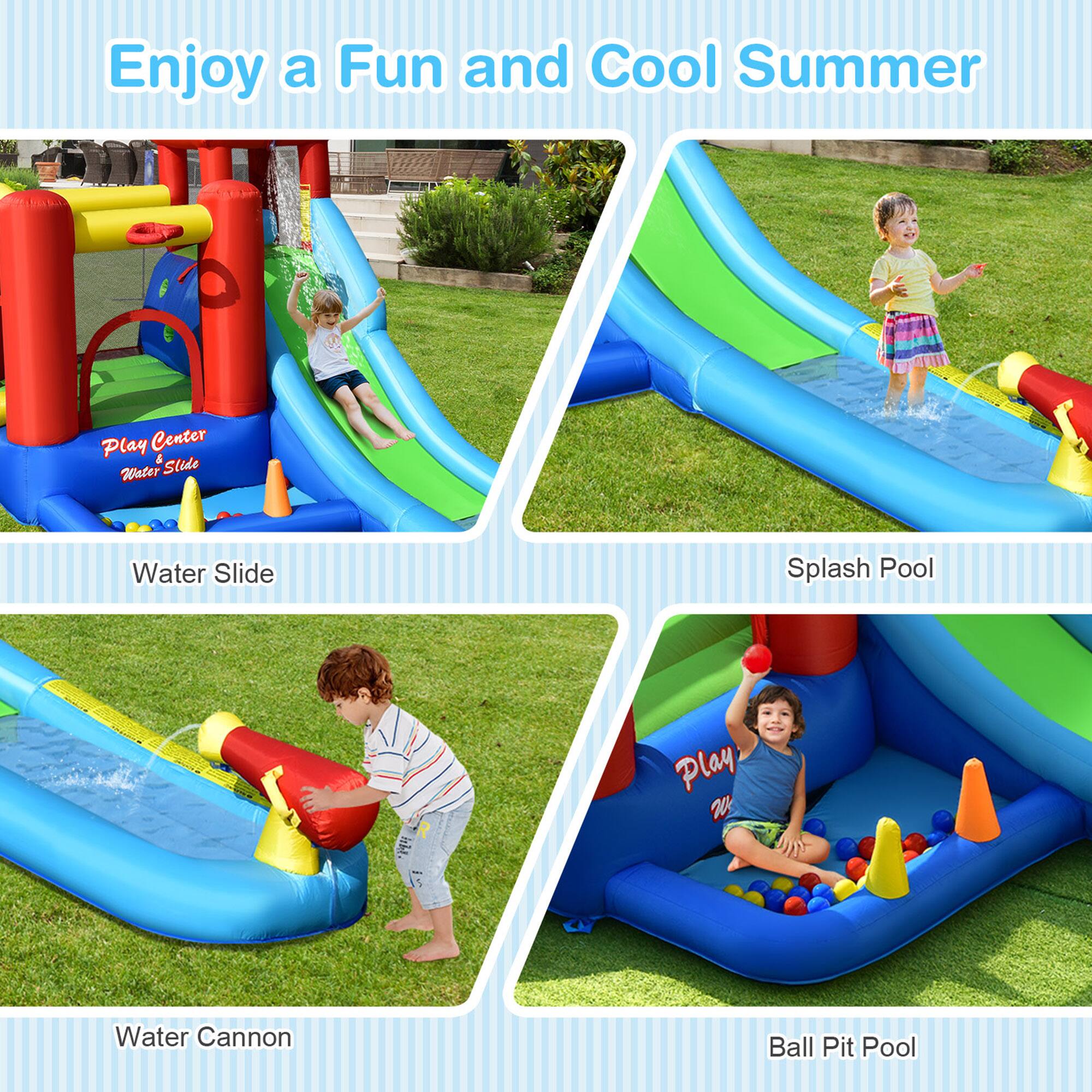 Enjoy a Fun and Cool Summer

- Water Slide
- Splash Pool
- Water Cannon
- Ball Pit Pool