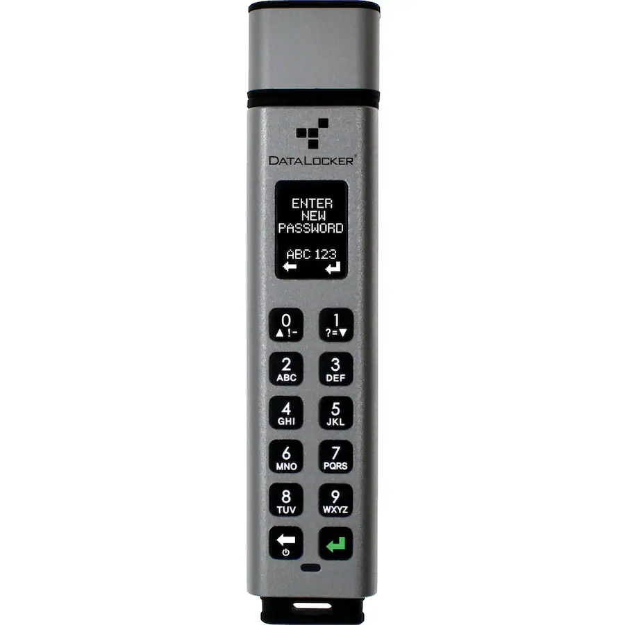 Usb Encrypted Box DataLocker Sentry K350 Encrypted USB Drive 128 GB USB 3.1 (Gen 1) Type ...