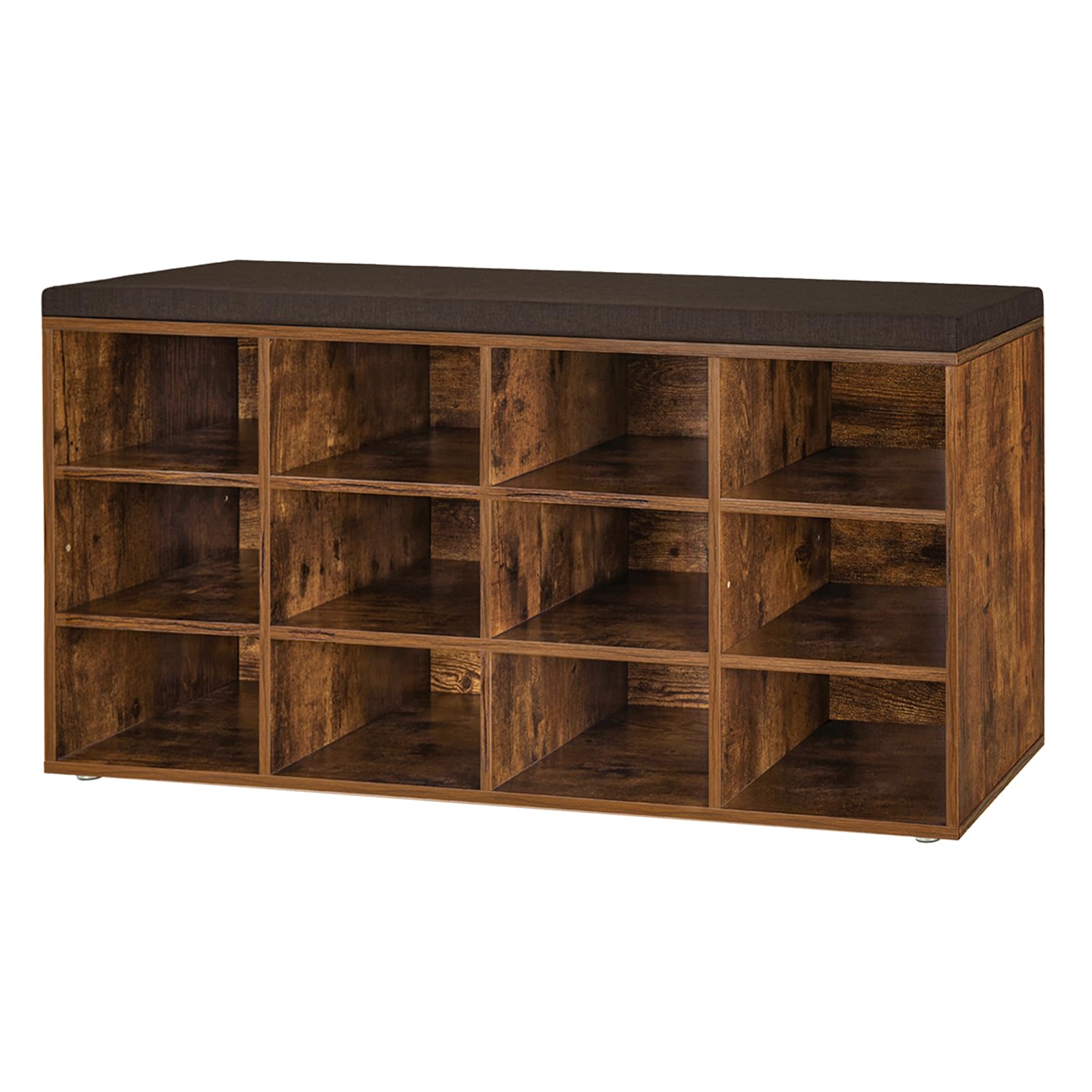 Rustic Brown 12 Cubby