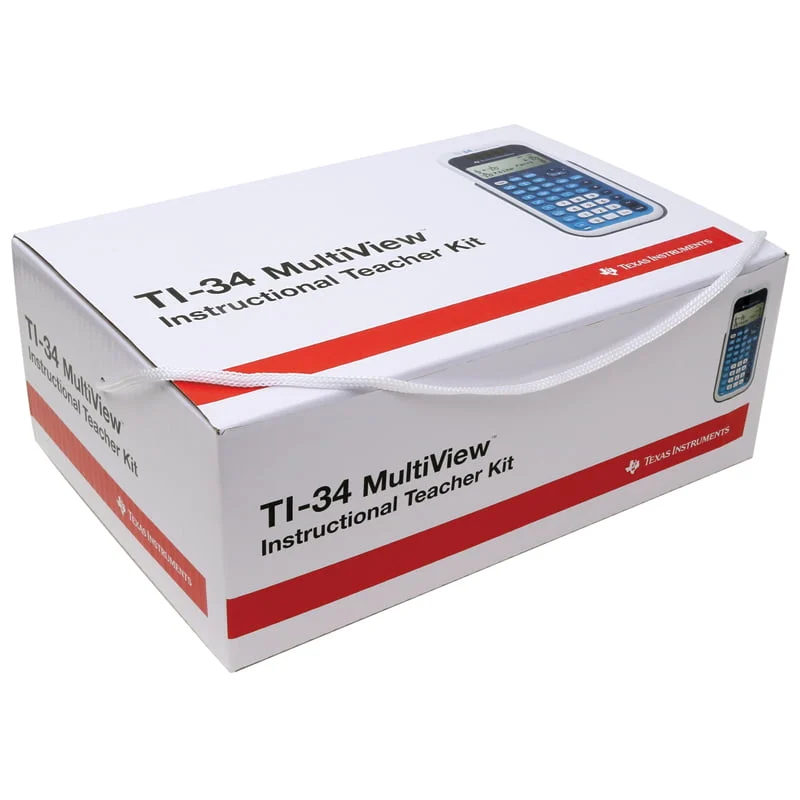 TI-34 MultiView  
Instructional Teacher Kit  

Texas Instruments