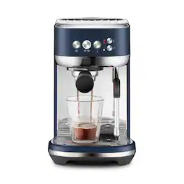 Breville - the Bambino Plus Espresso Machine with 15 bars of pressure and Milk Frother - Damson Blue