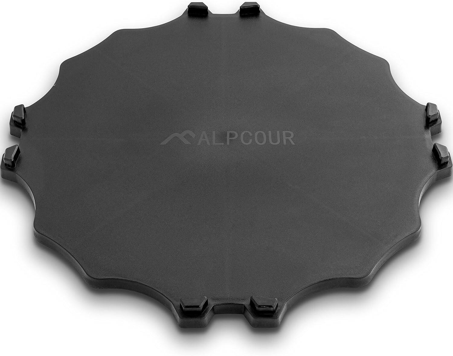 Front. Alpcour - Alpcour Bike Trainer 4-Tier Riser Block Extender - Black.