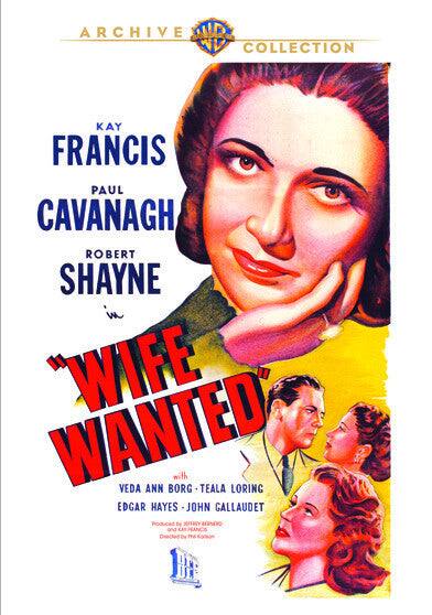 Front. Wife Wanted - DVD.