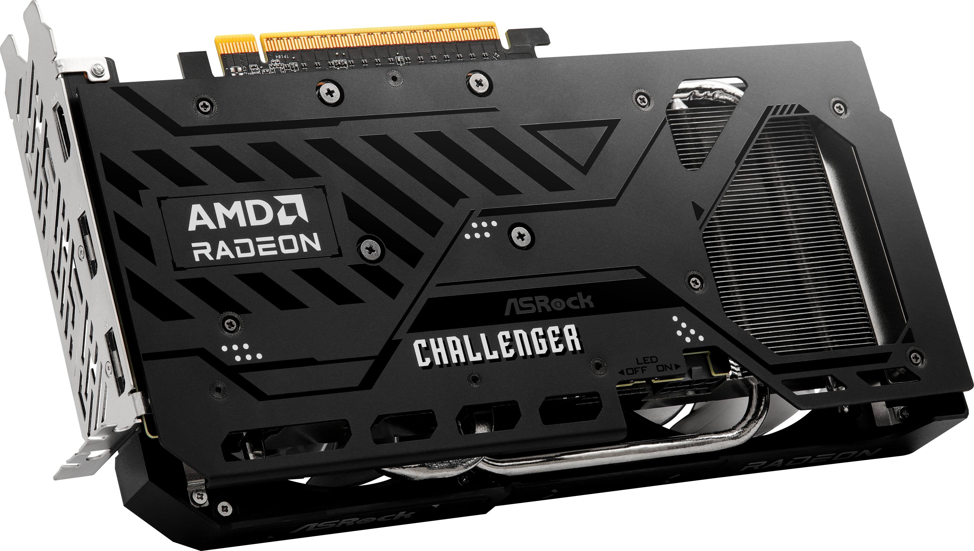 n : 12 T 1 1 12 2 10N E UNN 11 1 12 AMD RADEON ASRock CHALLENGER LED ON OFF