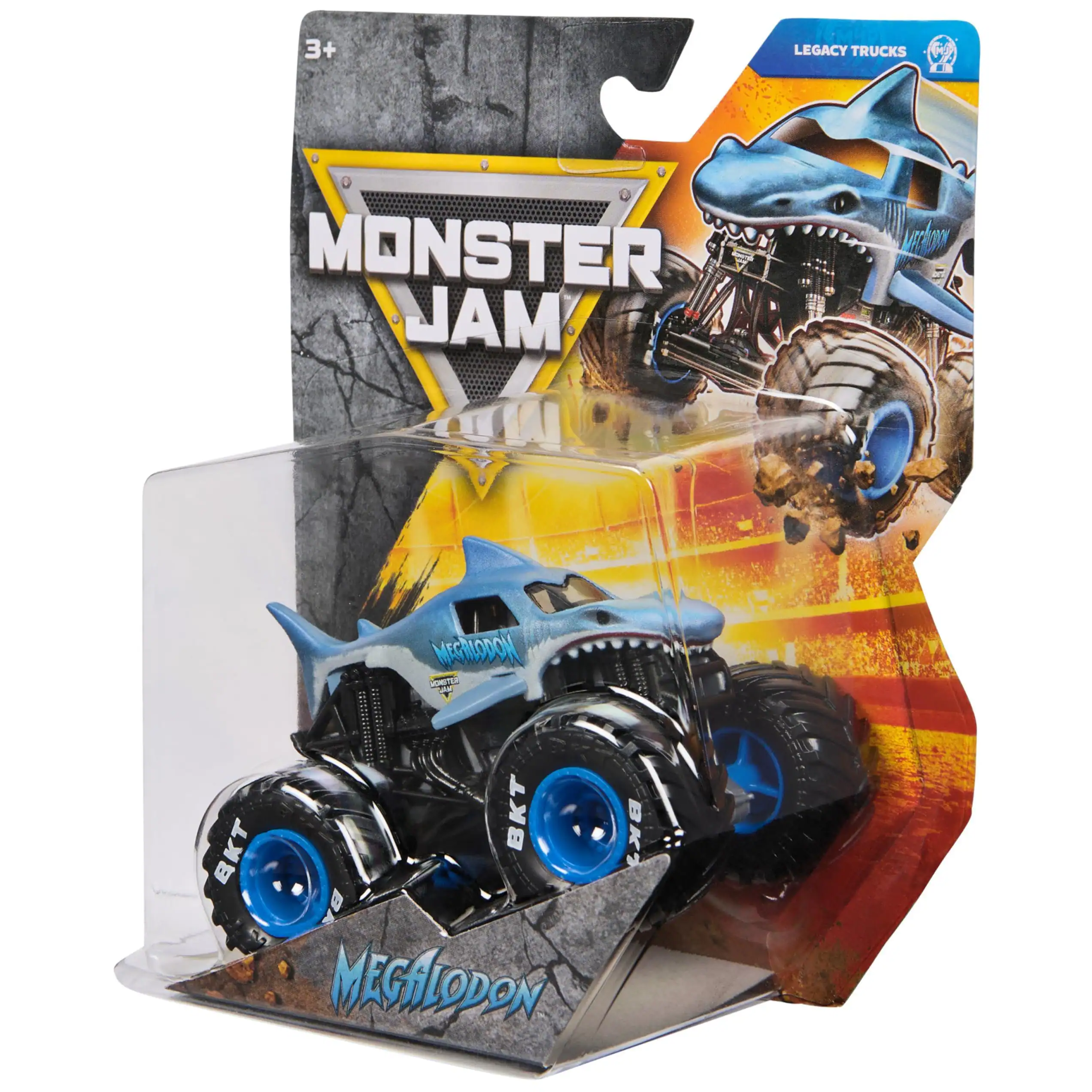 3+ LEGACY TRUCKS  
MONSTER JAM  
MEGALODON  
BKT BKT BKT