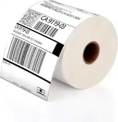 JADENS - Thermal shipping label in Roll - White - Front_Zoom