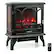 Front. Costway - Costway 23" Freestanding Electric Fireplace Heater Stove W/ Realistic Flame Effect 1400W - Black.