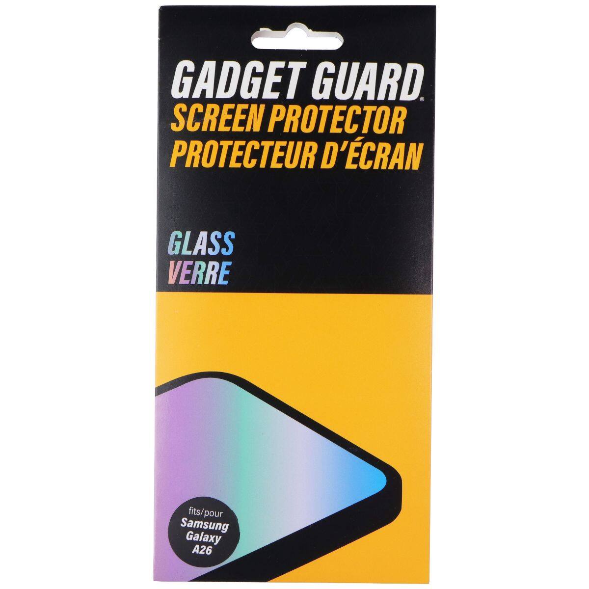GADGET GUARD. SCREEN PROTECTOR PROTECTEUR D'ÉCRAN GLASS VERRE fits/pour Samsung Galaxy A26