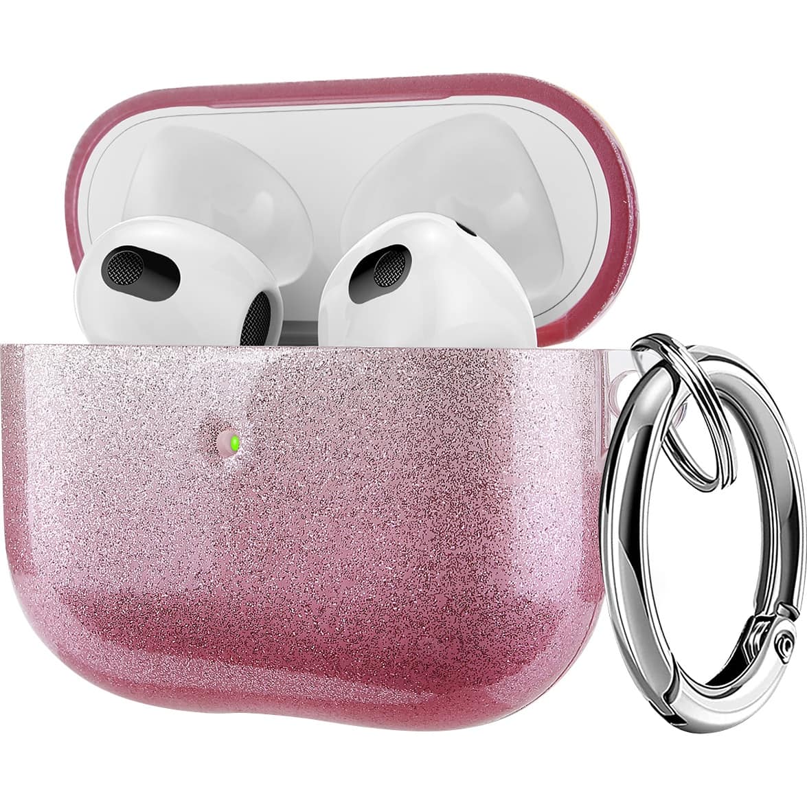 Alt View 14. SaharaCase - Sparkle Series Case for Apple AirPods 3 (3rd Generation) - Pink.