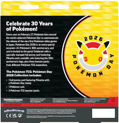 Pokmon Trading Card Game: Pokemon Day 2026 Collection 10-10394-108 - Best Buy Pokmon Trading Card Game: Pokemon Day 2026 Collection 10-10394-108 - Best Buy