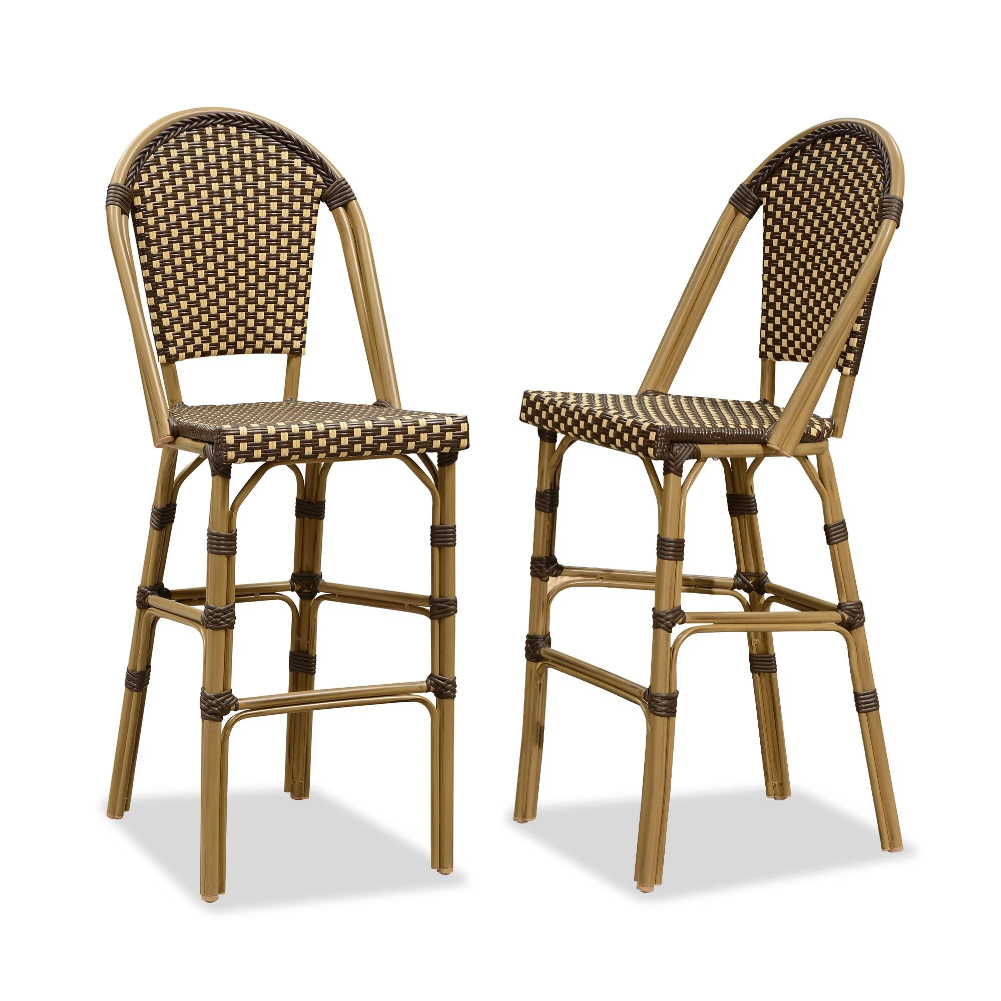 Bamboo Pattern/Brown-Bar Stool