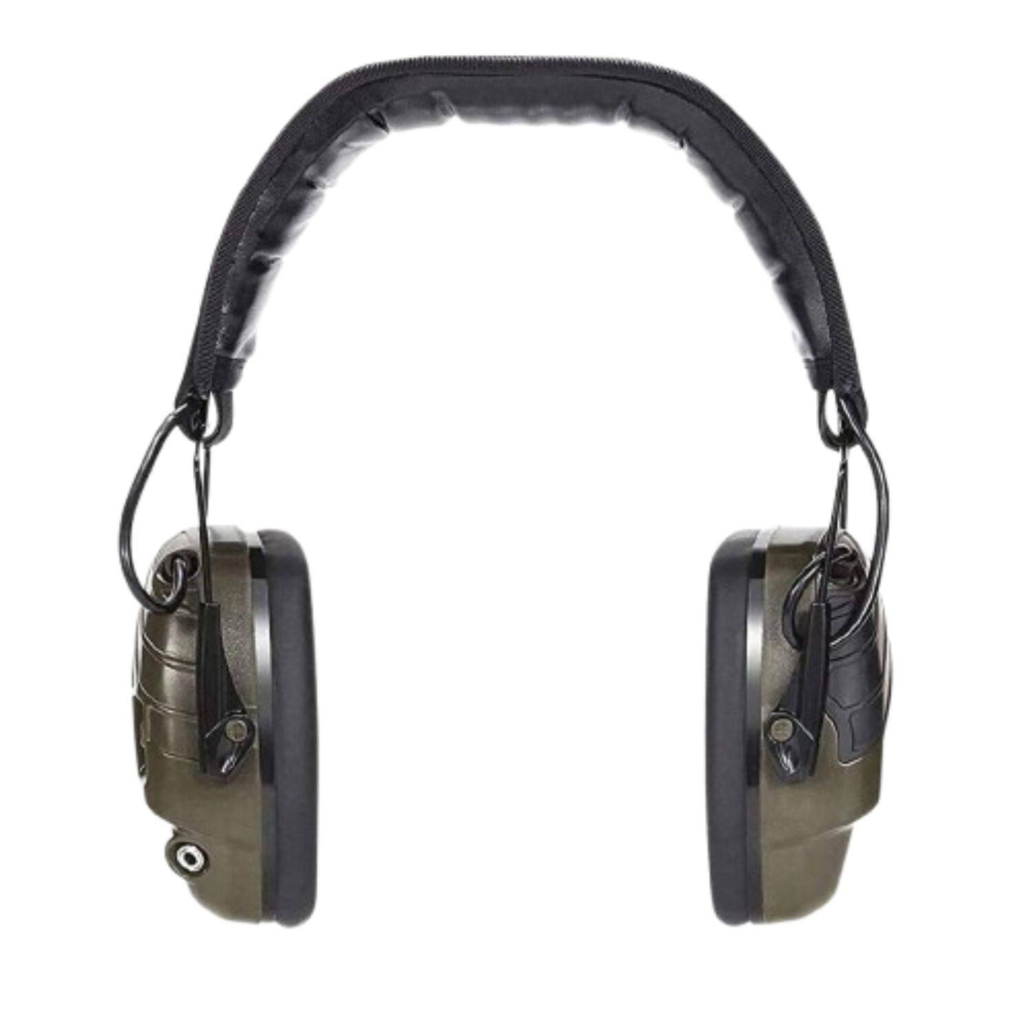 Front. Stock Preferred - Electronic Shooting Ear Protection Muffs - Green.