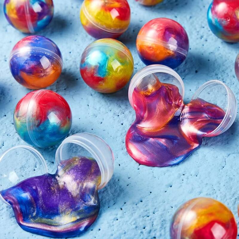 Alt View 1. Joyfy - 36Pcs Galaxy Slime Ball Party Favors, Stretchy Non-Sticky Safe for Girls Boys, Classroom Reward, Easter Basket Stuffers - colorful.