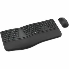 Kensington - Pro Fit™ Ergo KM680 EQ Rechargeable Desktop Set - USB Type A Wireless Bluetooth/RF 5.4 2.40 GHz - Black