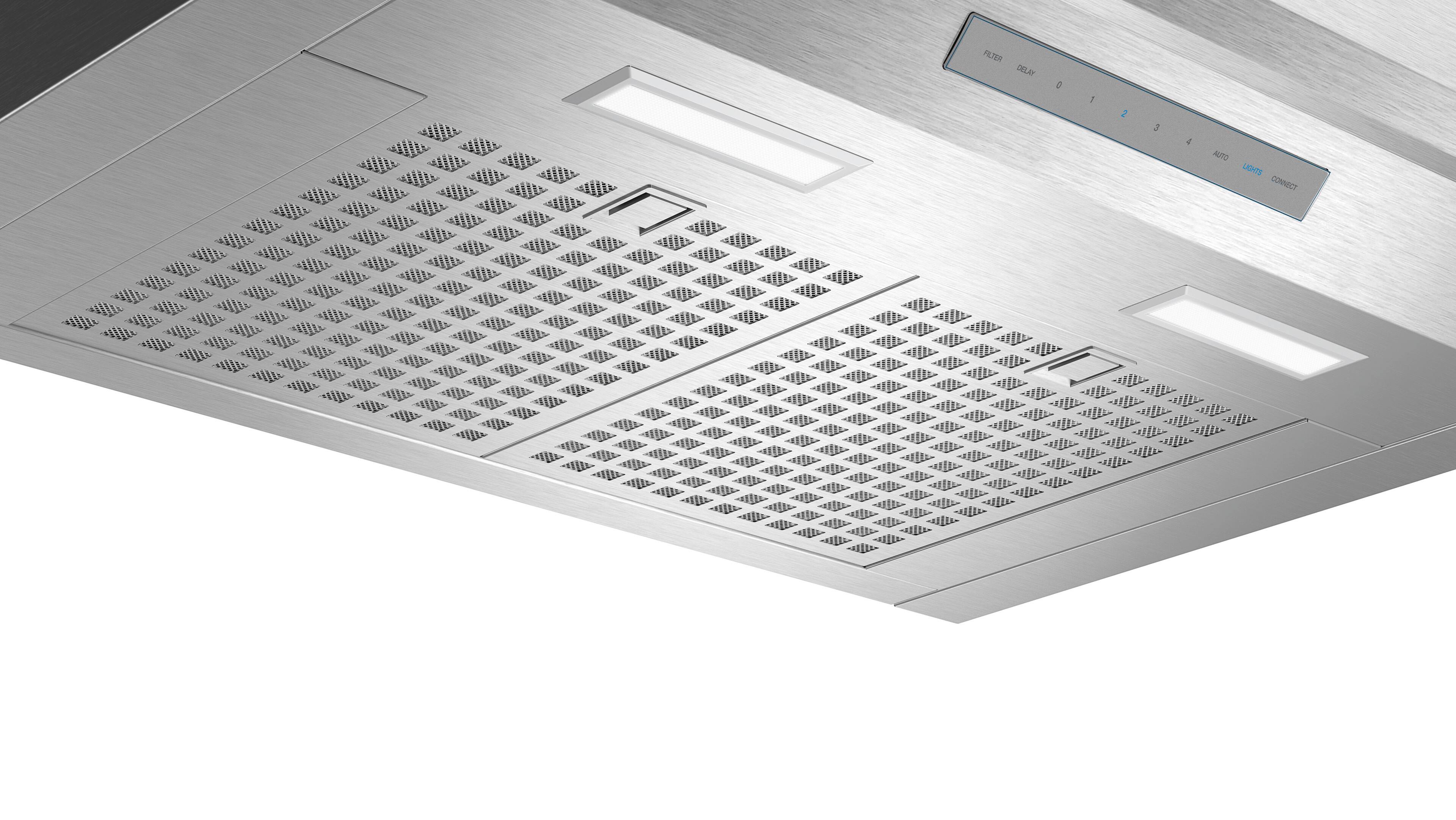 Alt View 12. Thermador - MASTERPIECE SERIES 30" Convertible Range Hood - Stainless steel.