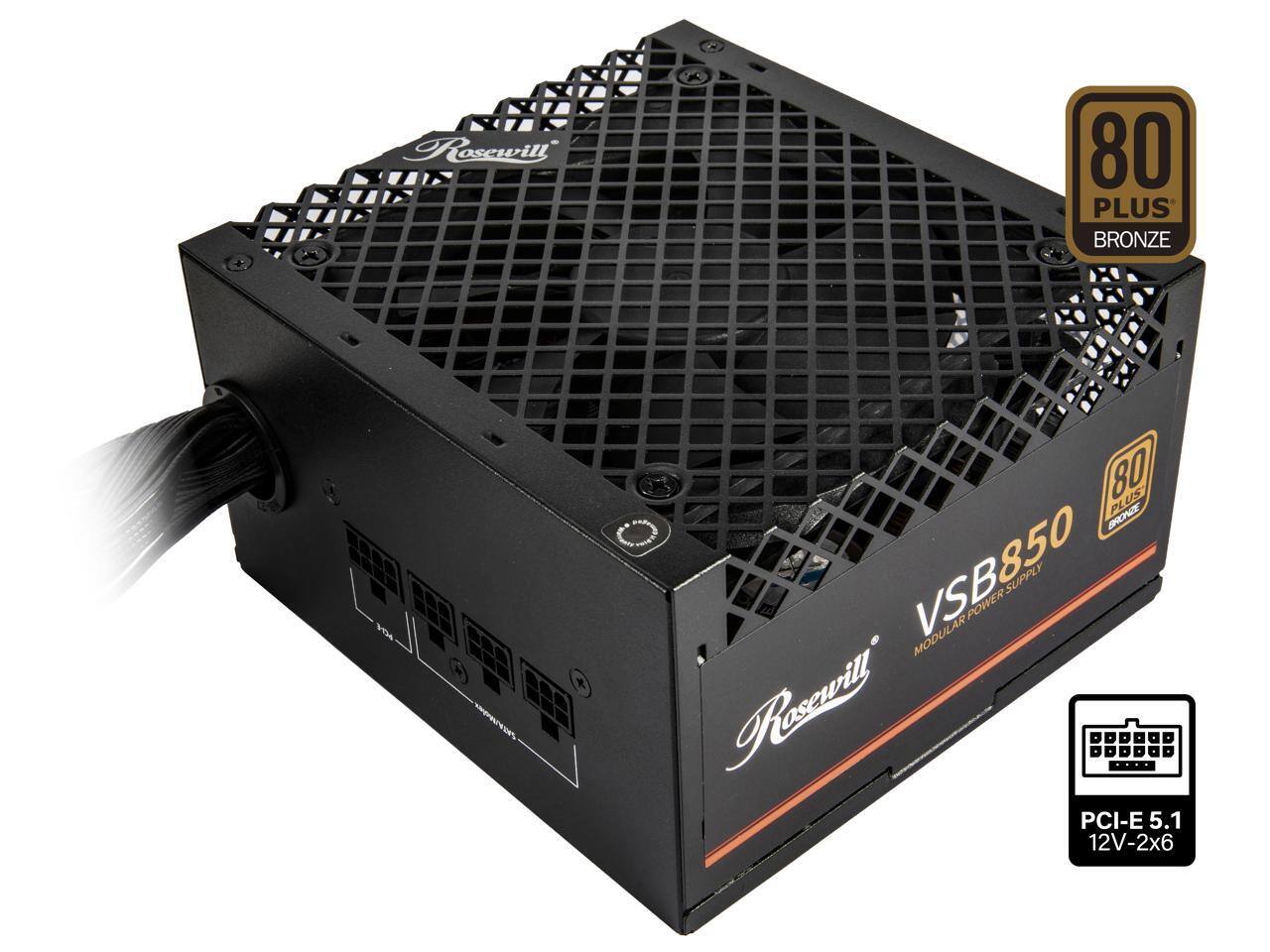 Rosewill 80 PLUS BRONZE VSB850 MODULAR POWER SUPPLY  
Rosewill ODDOOD de - - - PCI-E 5.1 12V-2x6