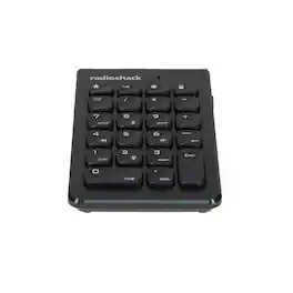 RadioShack - RadioShack 2.4GHz Wireless Numeric Keypad - 33ft Range, Plug-and-Play, Durable Keys, Instant Key Recognition 2604796 - Black