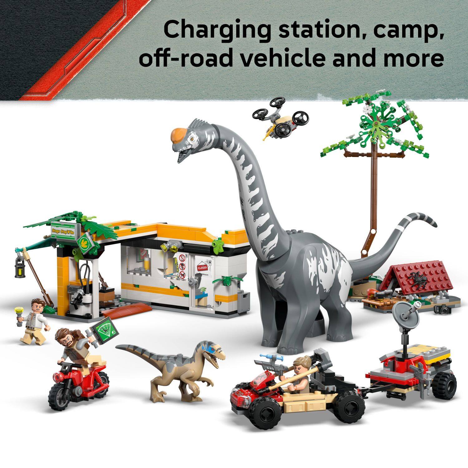Charging station, camp, off-road vehicle and more - Set 1 a0 -
