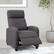 Alt View 11. CorLiving - Oren Fabric Recliner - Dark Grey.