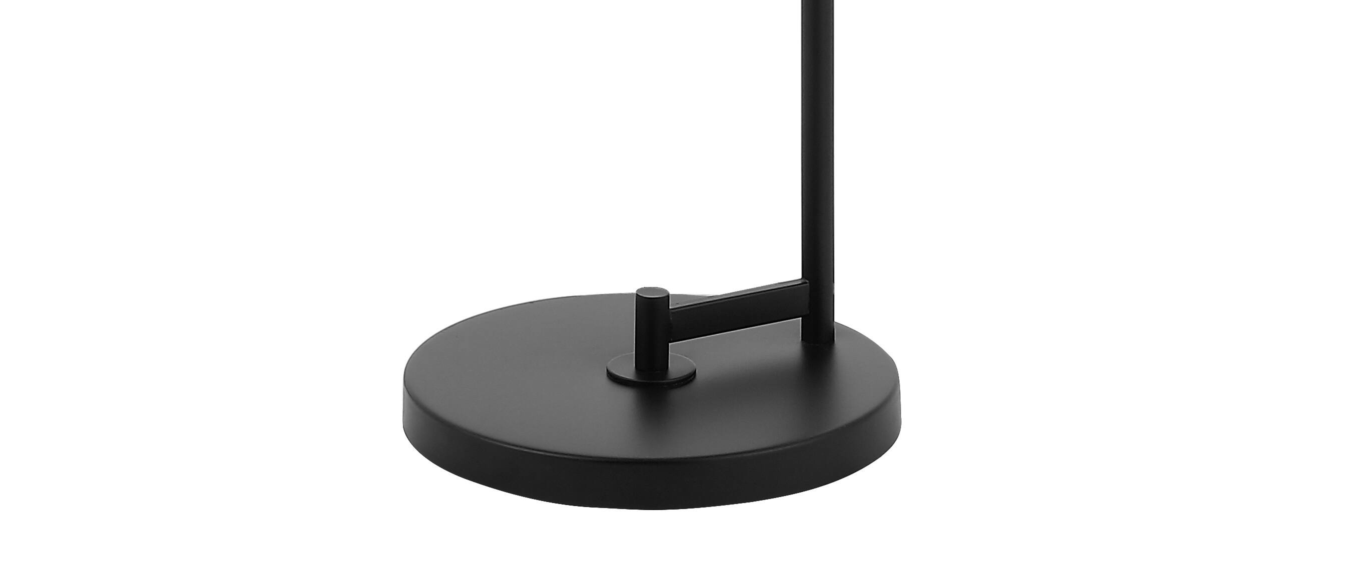 Alt View 3. Jonathan Y - Axel Modern 60" Iron/Seeded Glass Farmhouse Industrial LED Floor Lamp, Black - Black.