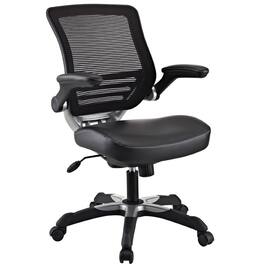 Hivvago - Modern Mesh Back Ergonomic Office Chair with Flip-up Arms - Black