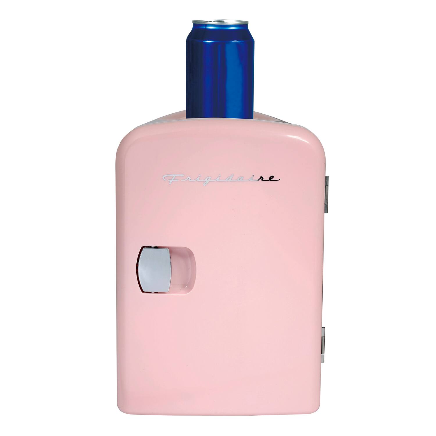 Alt View 6. Frigidaire - 6-Can Mini Fridge with Can Holder on Top - Pink.