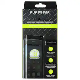PureGear - Steel 360 Privacy Glass Protector for Apple iPhone 13 Pro Max - Tinted - Clear