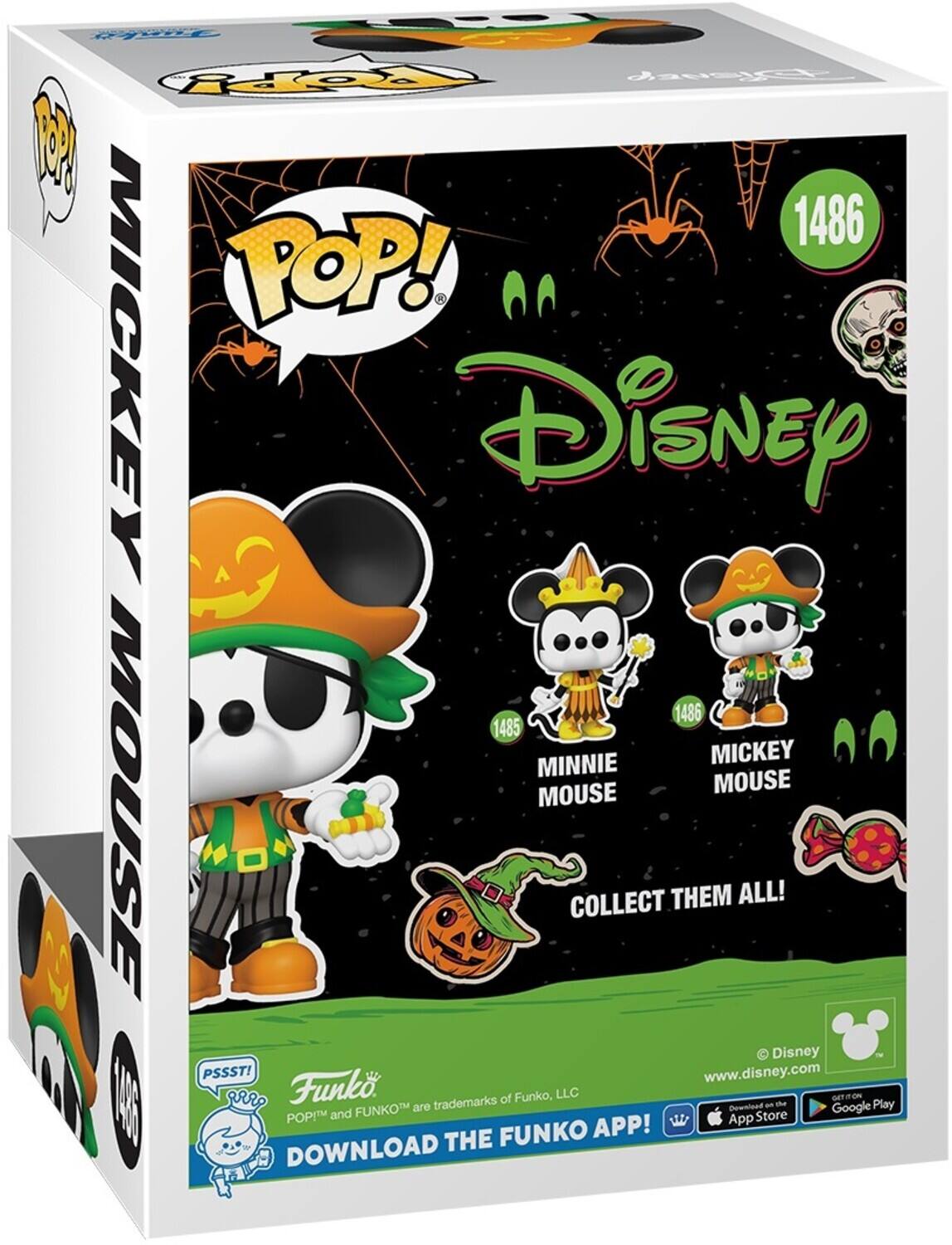 POP! Disney 1486 1485 Minnie Mickey Mouse Mouse Mouse Collect Them All! Disney PSSST! www.disney.com Funko trademarks of Funko, LLC and the GTON Play FUNKO™ are trademarks of Funko, LLC. Download the Funko App! Download the Funko App! Download the Funko App!