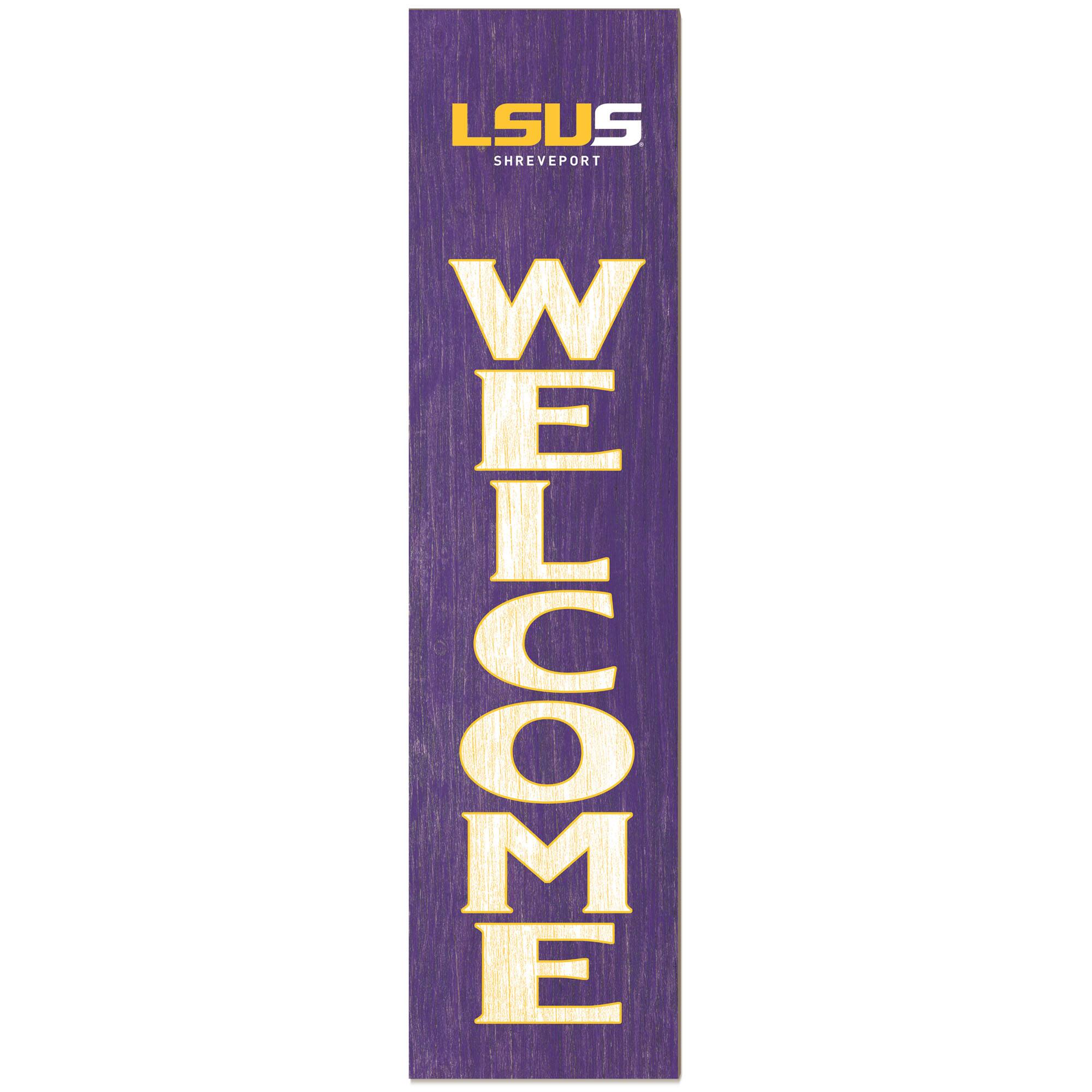 LSU Shreveport Pilots 12'' x 48'' Outdoor Leaner Welcome Sign