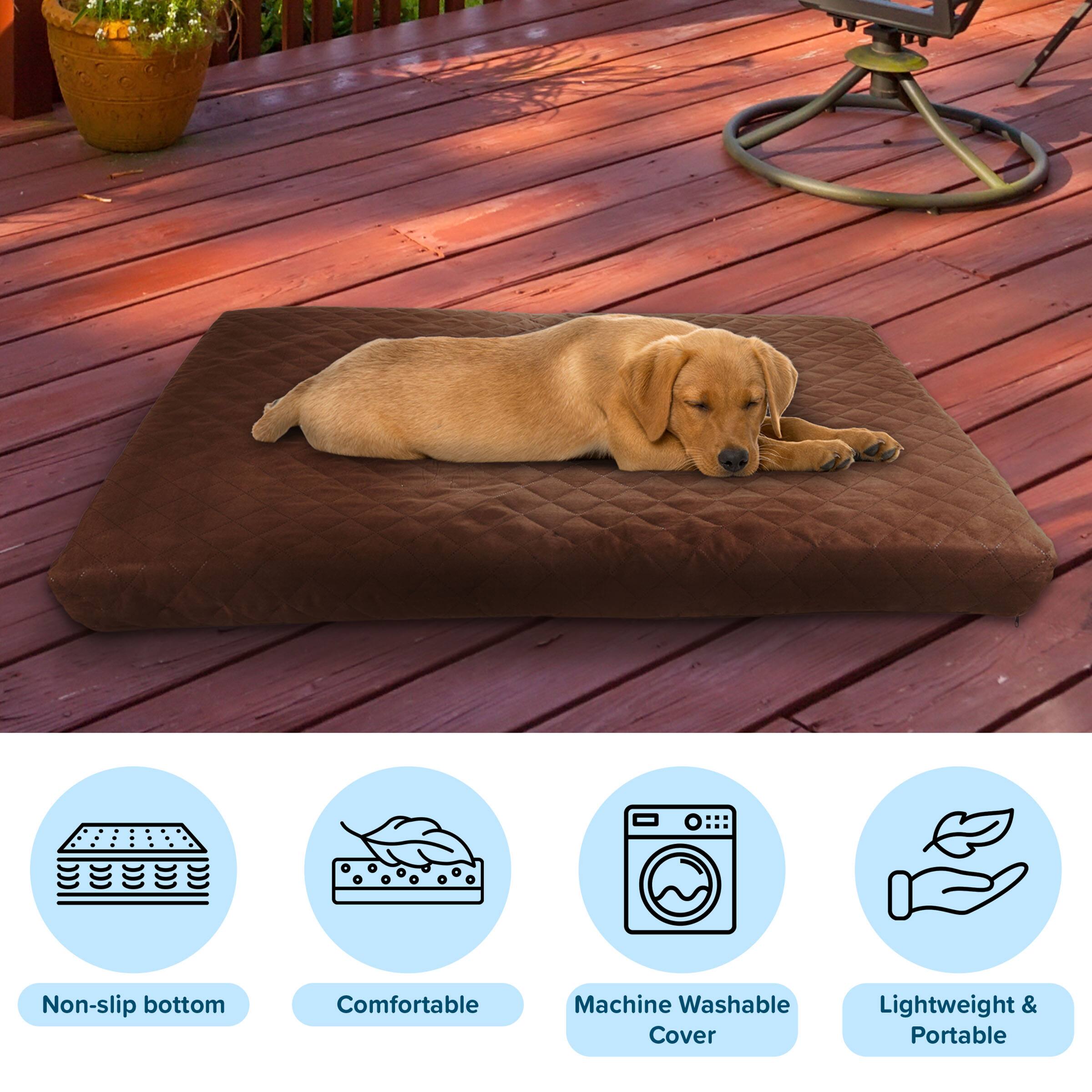 - Non-slip bottom
- Comfortable
- Machine Washable Cover
- Lightweight & Portable