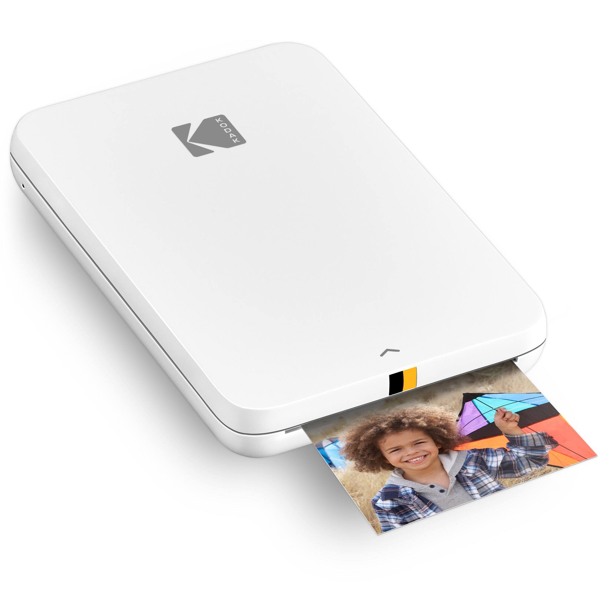Alt View 1. Kodak - Step Slim Mobile Instant Photo Printer 2x3" & Zink Photo Paper Starter Bundle - White.
