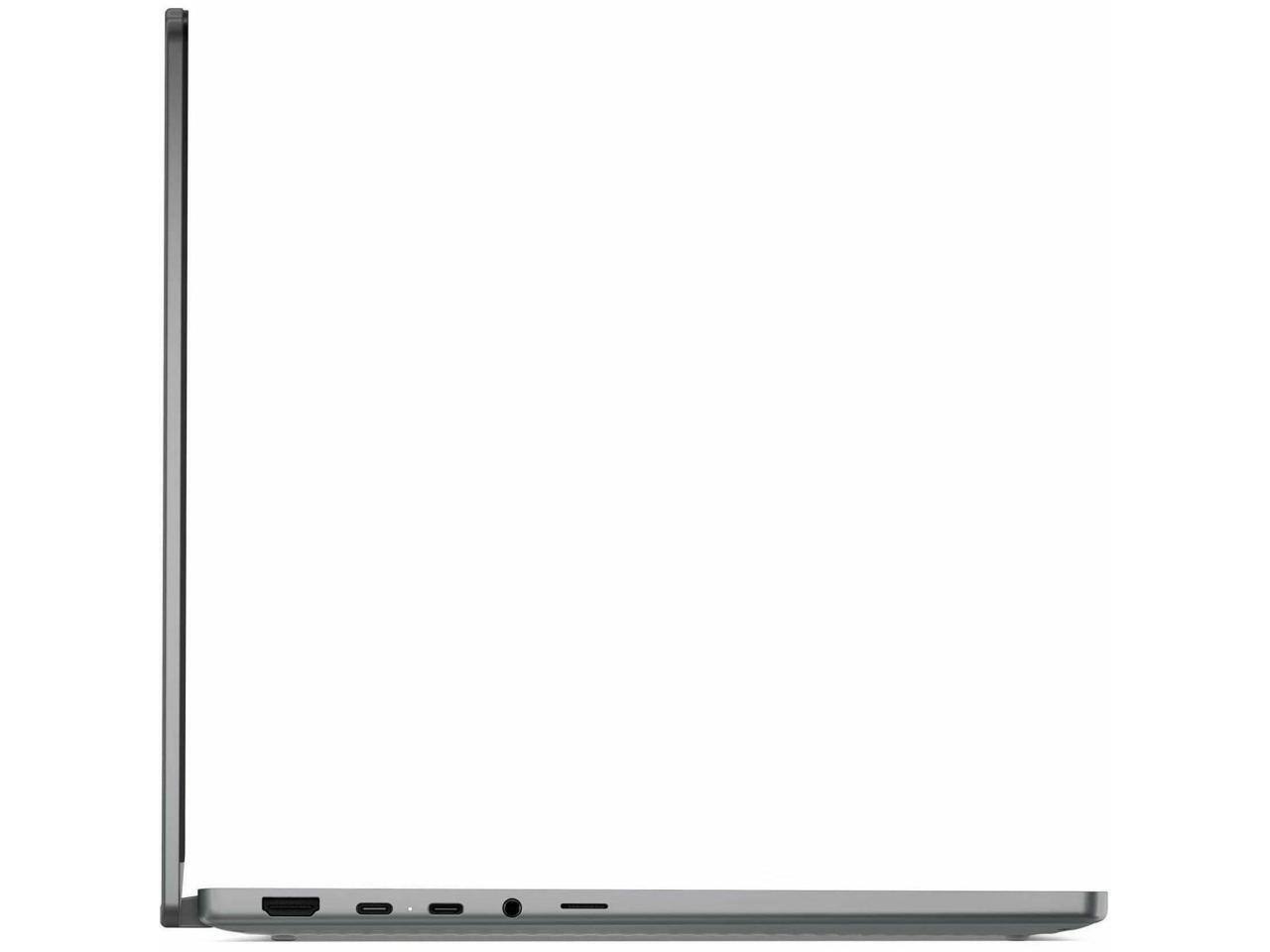 Alt View 9. Lenovo - Lenovo 14IRU10 83LL000GUS 14" Touchscreen Convertible 2 in 1 Chromebook - WUXGA - 60 Hz - Intel Core 7 250U - 16 GB - Luna Gray.