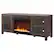 Front. Camden&Wells - Quincy Crystal Fireplace TV Stand for Most TVs up to 65" - Alder Brown.