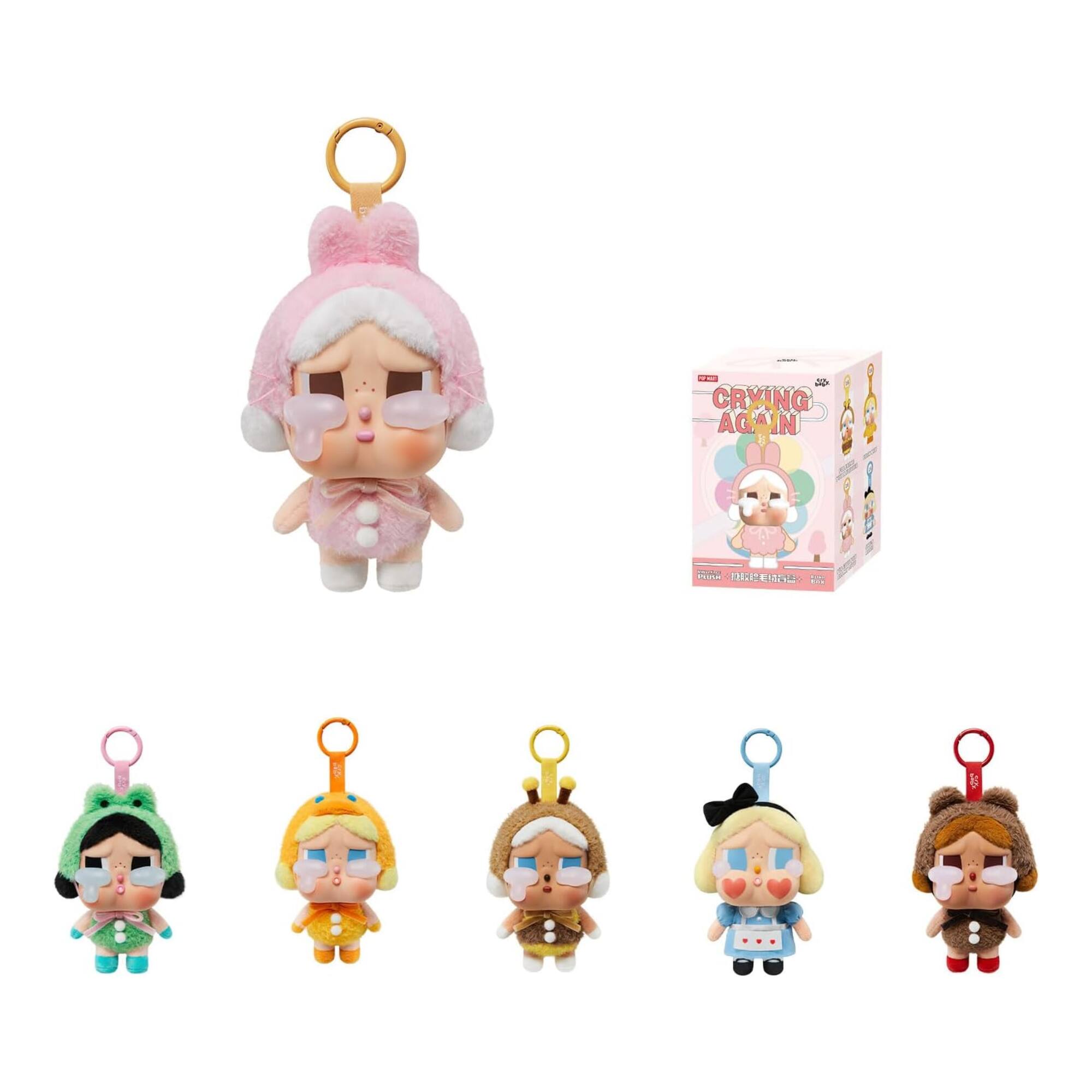 POP MART CryBaby Crying Again Plush Keychain Blind Box - Best Buy