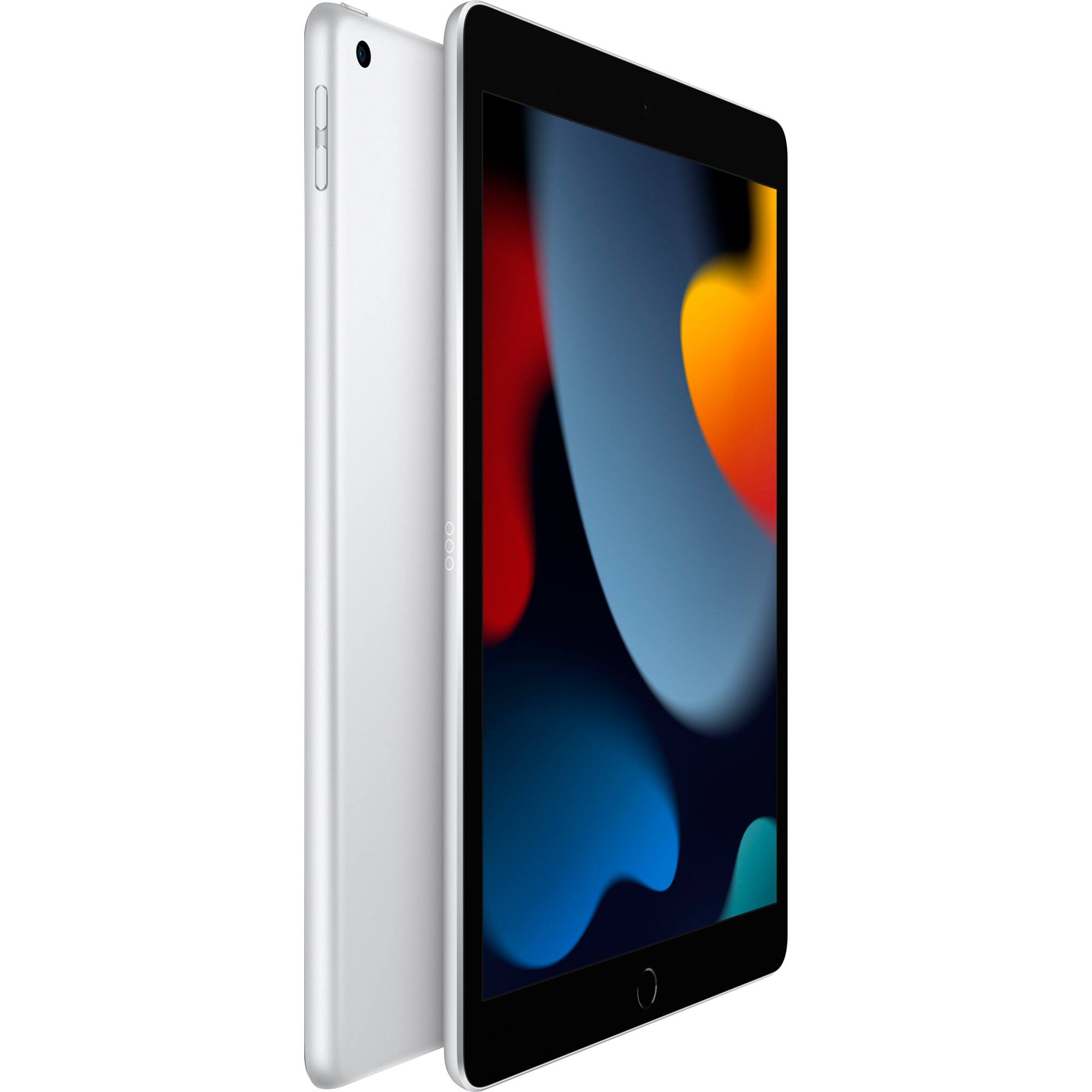 Alt View 1. Apple - Certified Refurbished 10.2-Inch iPad - (9th Generation) (2021) Wi-Fi + Cellular - 64GB - Silver.