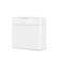 Front. simplehuman - 4L compost caddy, white steel - White.