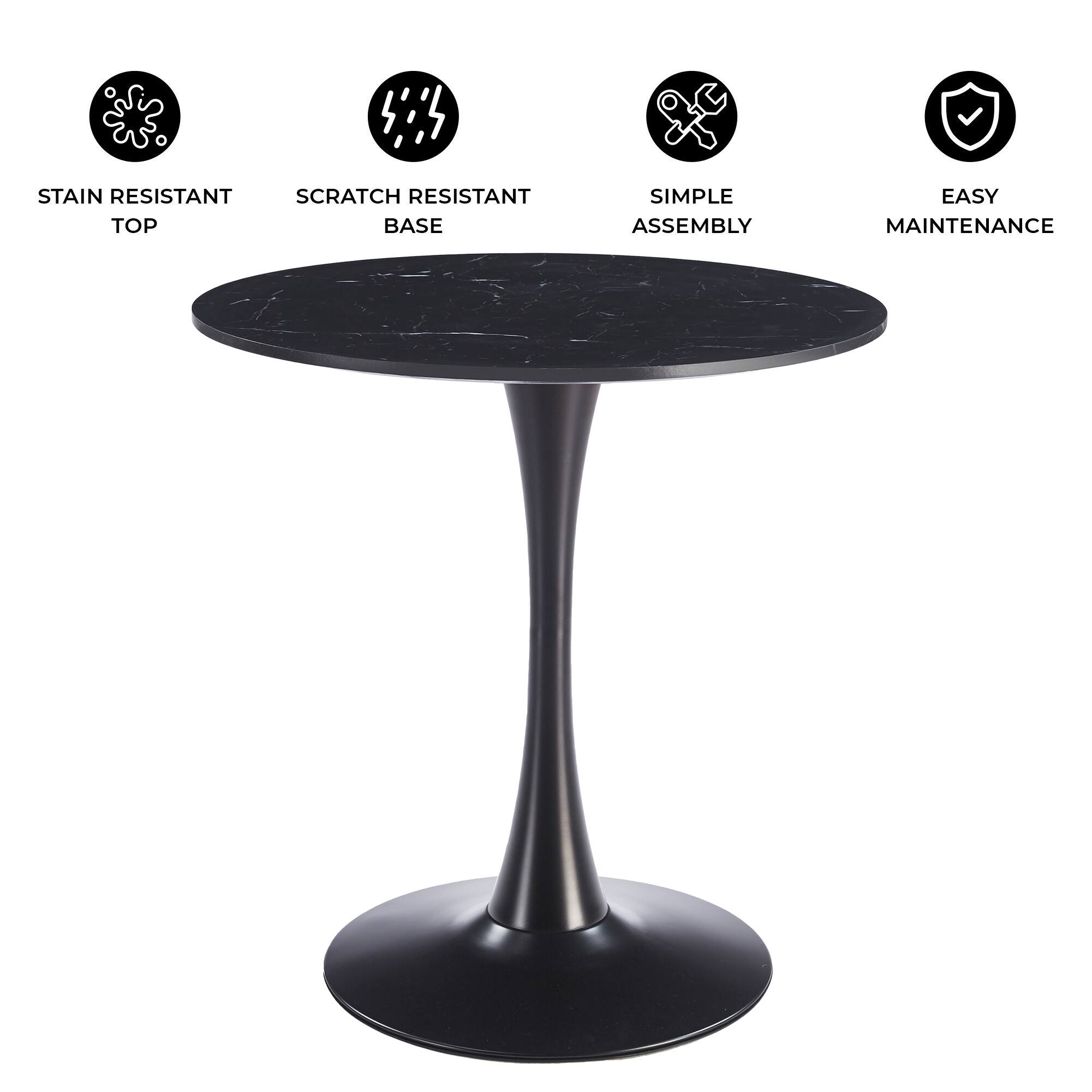 STAIN RESISTANT TOP  
SCRATCH RESISTANT BASE  
SIMPLE ASSEMBLY  
EASY MAINTENANCE