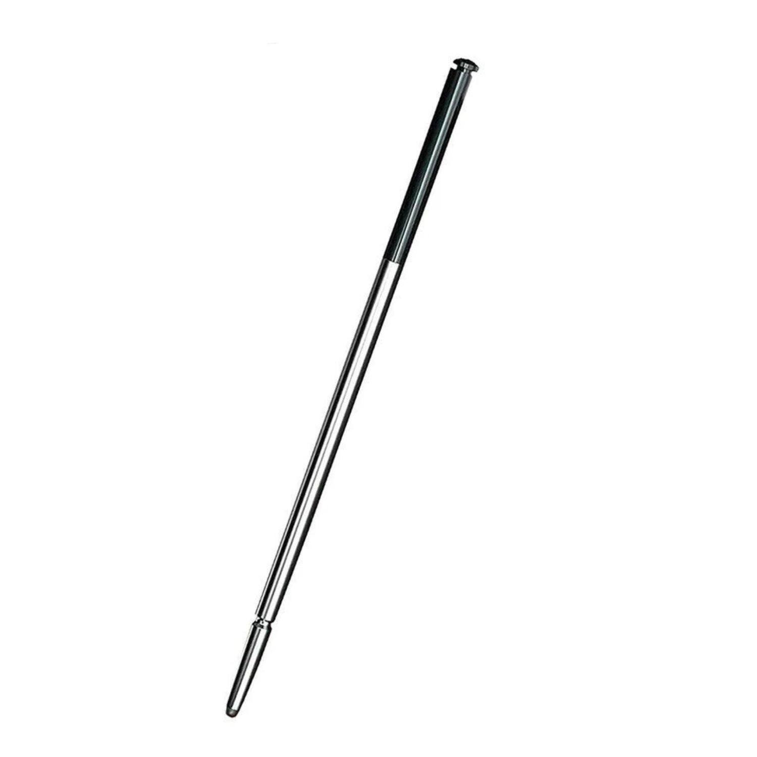 Front. Stock Preferred - Touch S Pen Stylus for Motorola Moto 5G Stylus 2021 XT2131 – Precision Replacement Pen - Black + Silver.