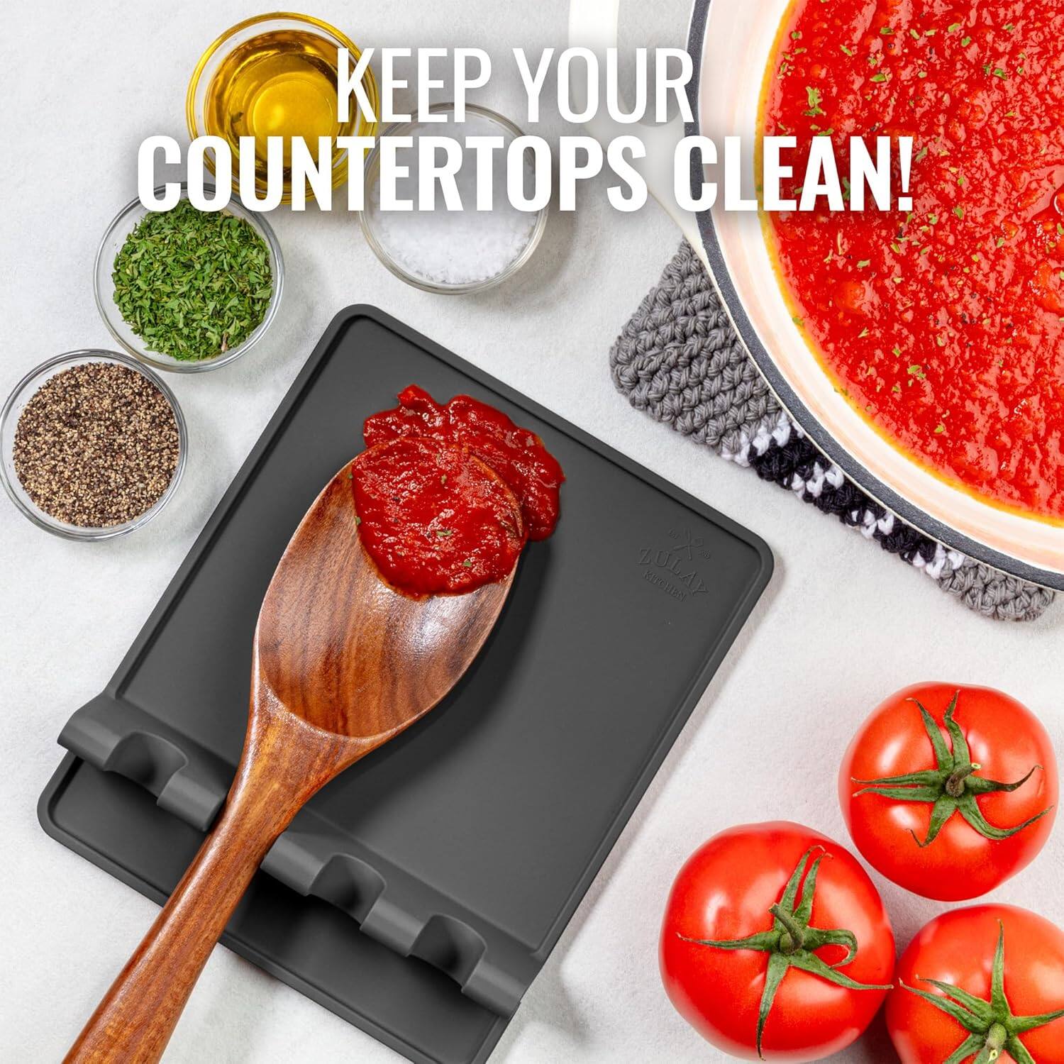 KEEP YOUR COUNTERTOPS CLEAN!