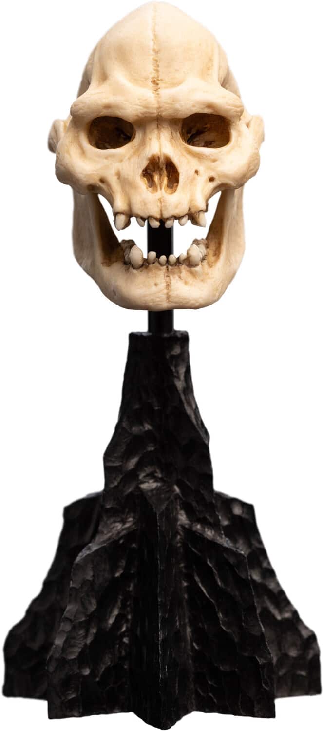 Weta Workshop - Polystone - The Lord of the Rings Trilogy - Skull of Lurtz Polystone Statue - COLLECTABLES - Multicolor