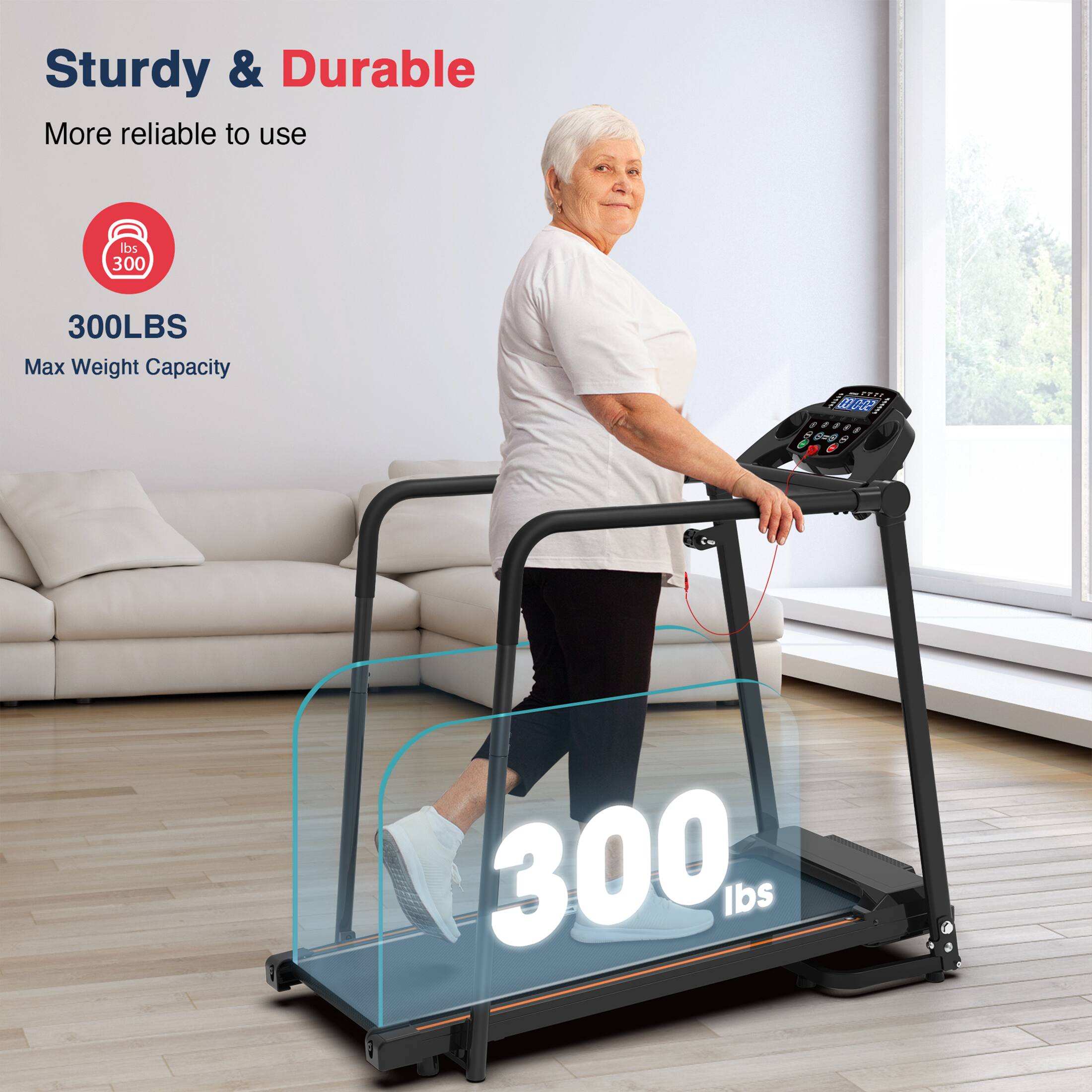 Sturdy & Durable, More reliable to use, 300LBS, Max Weight Capacity, 300 lbs
