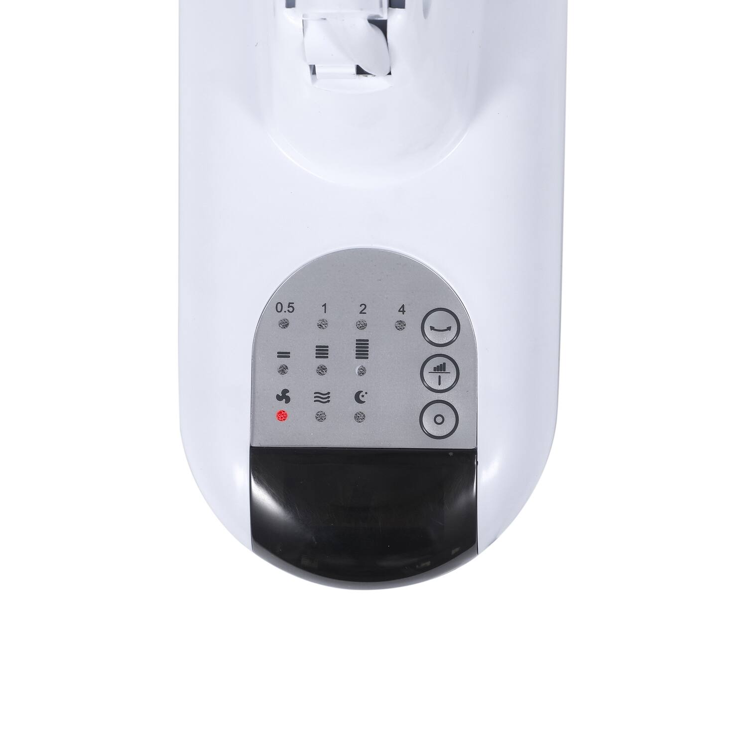 Alt View 7. Black+Decker - BLACK+DECKER 16" Wall Fan with Remote Control, Oscillating Fan with 3 Speed Settings - White.