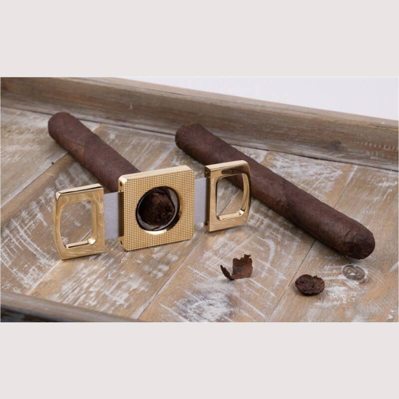 Alt View 1. Prestige - Gold Textured High Line Cutter - Gold Finish.