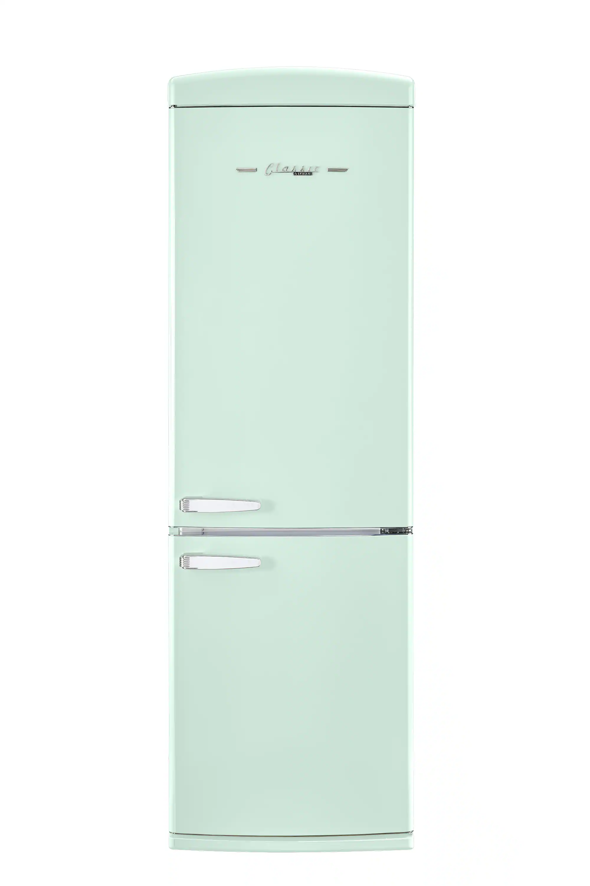 Unique Appliances - Classic Retro 23.8 in 11.7 cu. ft. Frost Free Retro Bottom Freezer Refrigerator ENERGY STAR - Summer Mint Green