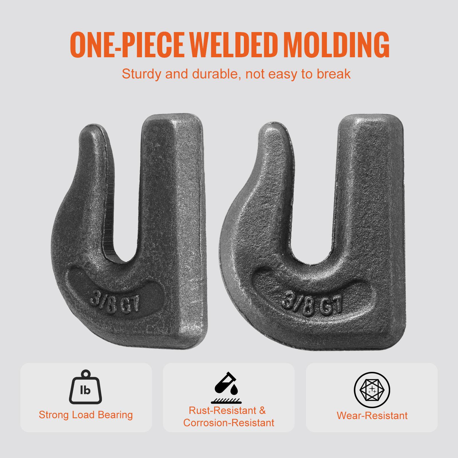 ONE-PIECE WELDED MOLDING  
Sturdy and durable, not easy to break  

3/8 G1  

Strong Load Bearing  
Rust-Resistant & Corrosion-Resistant  
Wear-Resistant