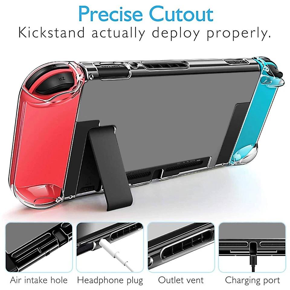 Precise Cutout  
Kickstand actually deploy properly.

Air intake hole  
Headphone plug  
Outlet vent  
Charging port